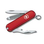 Victorinox Rally Swiss Army Knife Small, Multi Tool, 9 Functions, Bottle Opener, Screwdriver, Red