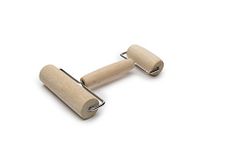 Fox Run 5516 Double Ended Pastry and Pizza Roller, Wood, 1.25 x 4.5 x 7 inches