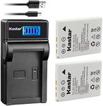 Kastar Battery X2 & Slim LCD Charger for Nik EN-EL8 Coolpix P1 P2 Coolpix S1 S2 S3 S5 S6 Coolpix S7 S7c Coolpix S8 Coolpix S9 Coolpix S50 Coolpix S51 S51c Coolpix S52 S52c Cool-Station MV-11 MV-121