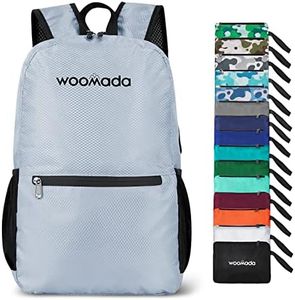 WOOMADA 17L Ultra Lightweight Packable Durable Waterproof Travel Hiking Backpack Daypack for Men Women