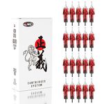 CNC 20Pcs Tattoo Cartridges Needles Disposable Mixed #10 Bupin Round Liner Cartridge 3RL 5RL 7RL 9RL Tattoo Needles EN04X-20KIT-D