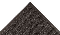 NoTrax 117 Heritage Rib Entrance Mat, for Lobbies and Indoor Entranceways, 3' Width x 4' Length x 3/8" Thickness, Charcoal