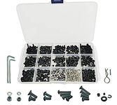 HOPLEX 522PCS RC Screws Kit Reapir Tool Box Set RC Hobby Universal Spare Accessories for Traxxas Tamiya Axial Redcat HPI SCX10 Losi 1/8 1/10 Scale RC Cars Crawler Parts