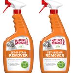 Nature's Miracle Cat Set-In Stain & Odour Remover - Oxy Formula 709ml (Pack of 2)