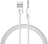 Kwevos USB DC Cable, 32.7inch USB 5V 150mA Male to DC 16mm x 2.5mm for Messager,Toys,Replacement DC Charging Cable | USB Charger Cord