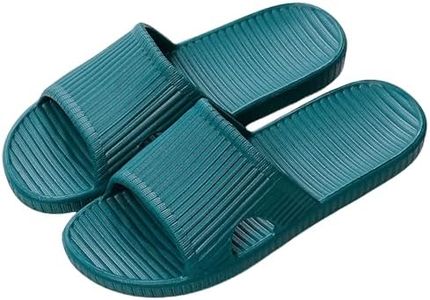 Czgcpyc Sandalias de Ducha Zapatillas de Ducha Sandalias de Piso Antideslizantes para Interiores y Exteriores Zapatos de baño de Espuma Suave Unisex EU 43/44 Verde