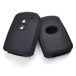 Happyit Silicone Car Key Case Cover for Toyota Auris Camry RAV4 Avalon Yaris Verso 2012-2018 2 Button Keyless Shell Holder