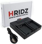 Hridz BLC12 Dual Charger For Panasonic DMW-BLC12 DMW-BLC12E DMW-BLC12GK DMW-BLC12PP