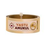 VASTU ANUKUL Premium Metal Vastu Strips Brass (Size L 10.2 Feet x W1 inch/25mm x 0.2 mm Gauge Thickness Vastu Remedies for Entrance, Toilet Correction and Zone Balancing (Brass)