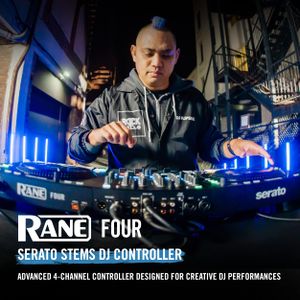 Rane DJ FOUR 4-Deck DJ Controller – Professional Performance Mixer