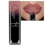 Matte Lipstick,Nude Lipstick,Smooth,Waterproof,Highly Pigmented,Velvet Lipstick Lip Gloss Full-Coverage Lip Color Lipsticks,Professional Lipstick Cosmetics Make Up Gifts(#02)