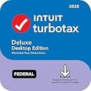 TurboTax Deluxe Desktop Edition 2025, Federal Tax Return [Win11/Mac14 Download]