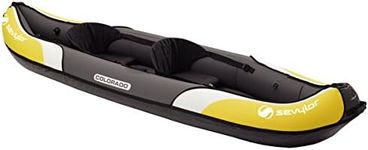 Sevylor Colorado Stable and Comfortable Inflatable Kayak, Sea Kayak with Bag Ideal for Lakes or Sea Shores, Two Person