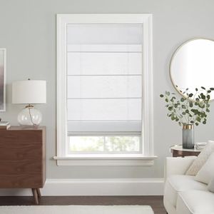 Atxbyoh Cordless Light Filtering Roman Shades for Indoor Windows, Bedroom, Nursery, Home, Office, Room Darkening, Thermal Insulated & UV Protection, Easy Install