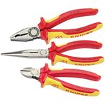 Knipex 00 20 12 VDE Plier Assembly Kit , Multi-Colour, Set of 3 Pieces