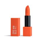 3INA MAKEUP - The Lipstick 172- Orange Lipstick with Vitamin E & Shea Butter to Nourish the Lips - Long Lasting Lip Colour with Matte Finish and Creamy Texture - Vegan - Cruelty Free