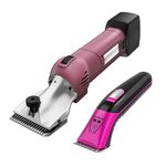 Masterclip Cordless Horse Clipping Combo - HD Roamer Heavy Duty with Showmate Mark II Trimmer - Available in 3 Colourways (with Pink Showmate)