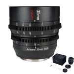 7artisans 35mm T1.05 Cine Lens for Sony-E-Mount Mirrorless Camera Lenses,Manual Focus Large Aperture