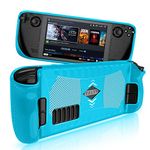 DLseego Protective Case for Valve Steam Deck, TPU Shell Compatible with Valve Steam Deck Console 2021 Shockproof Non-Slip Anti-Collision Grip Cover, Blue