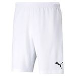 PUMA unisex-child teamRISE Short Jr, Puma White-puma Black ,size:152