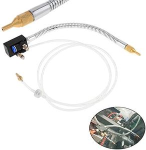 Upgrade Version Mist Coolant Lubrication Spray System With Check Valve and Stainless Steel Flexible Pipe for Metal Cutting Engraving Cooling Machine/Air Pipe CNC Lathe Milling Drill
