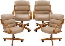 Chromcraft Set of 4 Chairs Swivel T