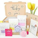 Bellalisia Thinking of You Gifts for Women, Relaxation Letterbox Present, Hug in a Box Care Package Set, Perfect for Mother's Day, Birthdays, Sympathy, Get Well, Valentine's and Bereavement.