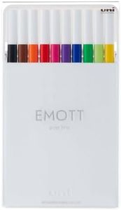 EMOTT Fineliner Pen Set #1, 10-Colors