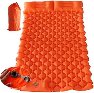 Double Camping Pad for 2-Person - Extra Thick Inflatable Camping Mattress, Lightweight & Waterproof, Portable for Backpacking, Tent Camping & Outdoor Adventures