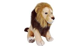 WILD REPUBLIC Living Earth Cuddlekins Large Lion, Stuffed Animal, 15 Inches, Plush Toy, Fill is Spun Recycled Water Bottles