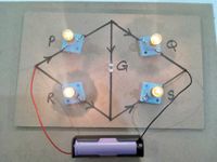 Wheatstone Bridge School Science Project Physics Working Model for Science Students Teaching and Learning Aid Electrical Engineering Project