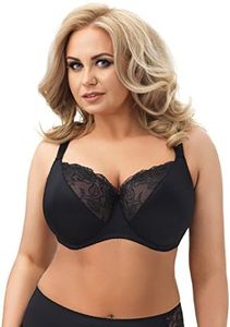 Selente My Secret Reggiseno con Ferretto Taglie Forti, Curvy Nero, 5F