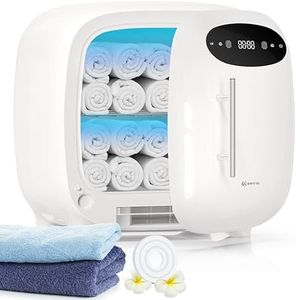 Keenray Hot Spa Towel Warmer Cabinet, 13L Professional Towel Heater with LED Screen Display with Adjustable Timer and Delay, Customized Fragrance for Facial Spa, Salon, Hair Beauty, Bathroom