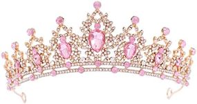 FORSEVEN Crystal Tiaras for Women, 