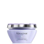Kérastase Blond Absolu, Masque Ultra Violet, Anti-Brass Purple Hair Mask, For Lightened & Highlighted Cool Blonde Hair, With Hyaluronic Acid & Edelweiss Flower, 200ml