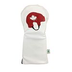 Foretra - Limited Edition Hockey Helmet - Canada Driver Head Cover - Tour Quality Golf Club Cover - Style and Customize Your Golf Bag