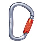 Black Diamond Rocklock Twistlock Carabiner Grey One Size