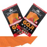 King Palm Goji Berry 4 x Strawberry Wraps Cones Pre Rolls Papers - 4 - Model-X Tips (Strawberry)