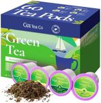 Gya Tea Co Green Tea Pods Tea Gift Set (60 ct) - Green Tea K Cups Variety Pack with High Mountain, Jasmine, Oolong & Green Tea 4 Flavors - Tea Lovers Get Well Gifts for Calming & Relaxing