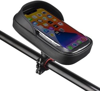 PRO BIKE TOOL Bike Phone Holder Bag - Compact and Durable Bike Bags - Versatile Bike Accessories for Men and Women - Lightweight, Functional, Secure and Adjustable - Black, Set of 1