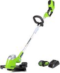 Greenworks 40V 13-Inch Cordless String Trimmer, 2.0Ah Battery and Charger Included STF305