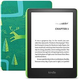 Kindle Paperwhite Kids | Includes over a thousand books, a child-friendly cover and a 2-year worry-free guarantee, Emerald Forest | 16GB