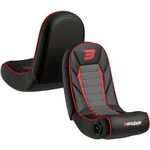 BraZen Sabre 2.0 Bluetooth Floor Video Games Rocker Kids Gaming Chair with Speaker Chair Foldable Chair Children Gaming Chair For Kids - Red