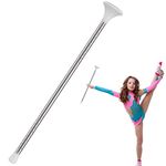 ABOAT 21" White Baton Twirling Marching Batons Mini Shaft Baton Cheerleader Dance Baton (21 inch 1PACK, White)