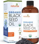 Organic Black Seed Oil - Organic Cold Pressed Black Cumin Seed Oil - Vegan Non-GMO Gluten Free Black Seed Oil Liquid (Nigella Sativa) Blackseed Oil for Hair & Skin, General Wellness (16 Fl Oz.)