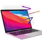 2 Pack Anti Blue Light Screen Protector Compatible with MacBook Air 13 / MacBook pro 13 Inch, Eye Protection Blue Light Blocking, Anti Glare Anti Scratch & Anti Fingerprints Screen Protector for Mac 13