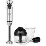 CUISINART SmartStick 2-Speed Hand Blender with Chopper Attachment - CSB-85C,Silver