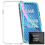 Luvvitt Clear View Hybrid Case + Liquid Glass Screen Protector Set for Apple iPhone SE 2020 / iPhone 7 and 8 - Clear