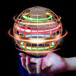 Flying Orb Ball Toys Soaring Hover Pro Boomerang Spinner Hand Controlled Mini Drone Globe Shape Spinning Safe for Kids Adults Outdoor Indoor by Tikduck (Orange)