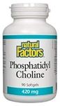 Phosphatidyl Choline 420mg from 1200 phophatidyl complex (90Capsules) Brand: Natural Factors